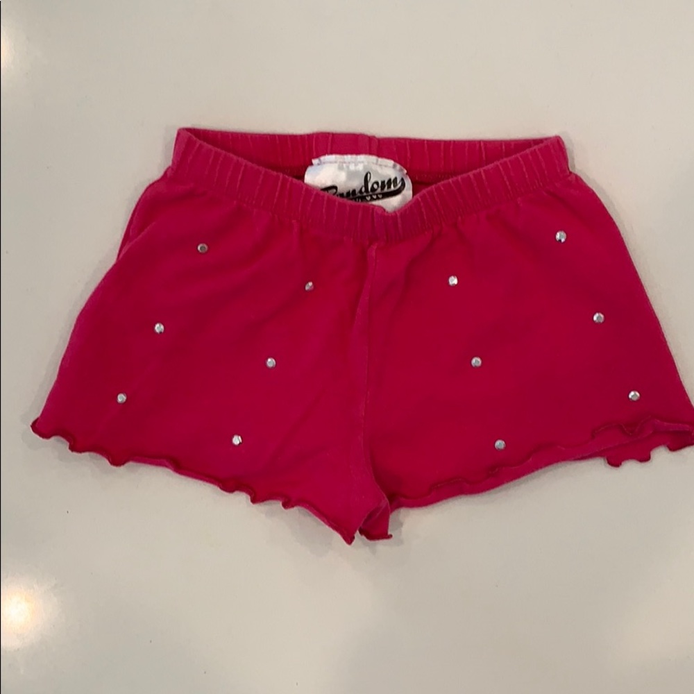 Random Heats Rhinestone Shorts